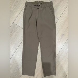 USED lululemon athletica khaki Track Pants